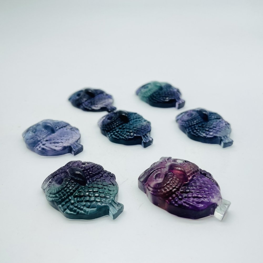 Rainbow Fluorite Owl Wholesale -Wholesale Crystals