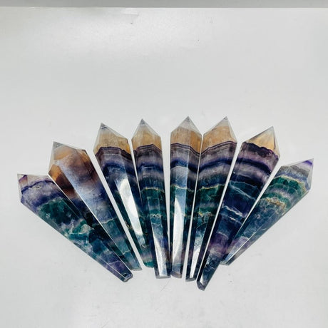 Rainbow Fluorite Point Scepter Magic Wand Wholesale - Wholesale Crystals