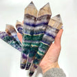 Rainbow Fluorite Point Scepter Magic Wand Wholesale - Wholesale Crystals