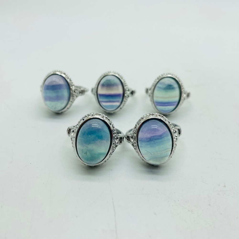 Rainbow Fluorite Ring Wholesale -Wholesale Crystals