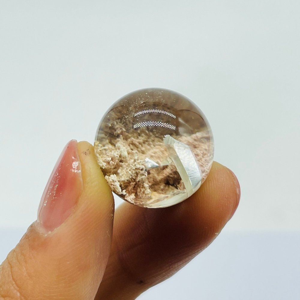 Rare Hexagonal Quartz In Garden Quartz Spheres -Wholesale Crystals
