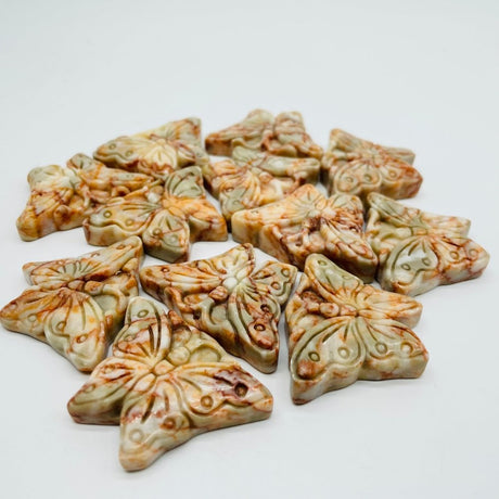Red Line Stone Marble Butterfly Carving Animal Wholesale -Wholesale Crystals