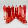 Red Smelting Stone Quartz Tower Point Wholesale -Wholesale Crystals