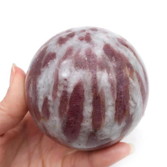 red tourmaline sphere -Wholesale Crystals
