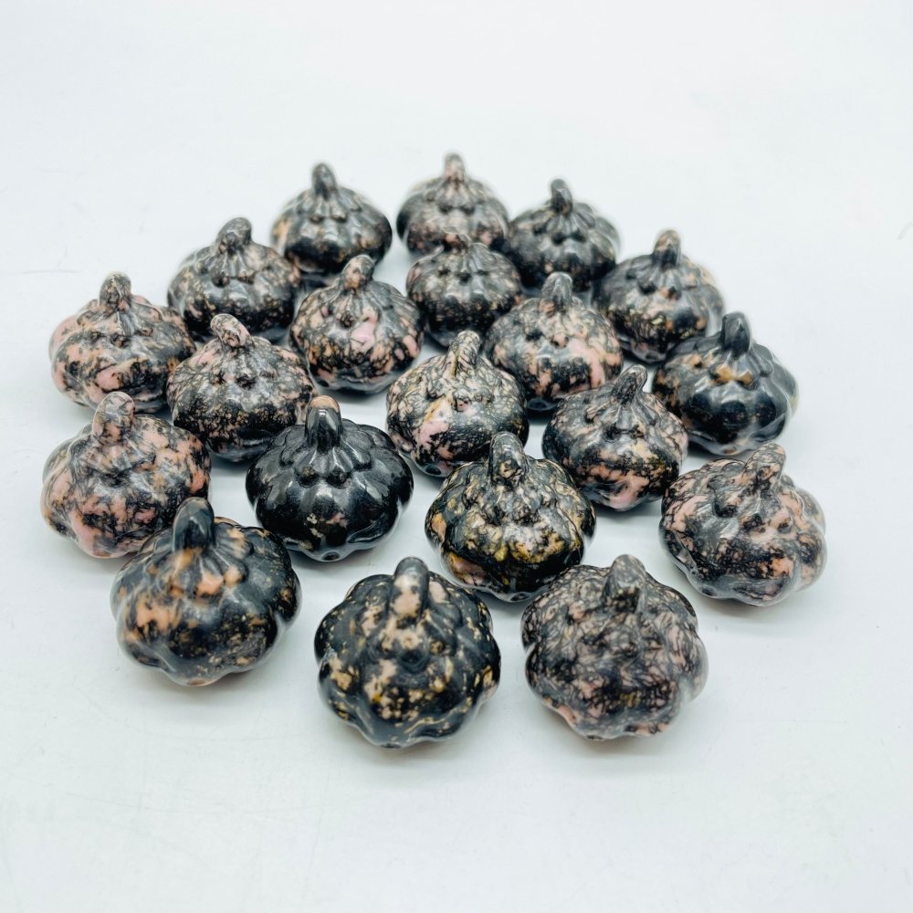 Rhodonite Pumpkin Carving Wholesale -Wholesale Crystals