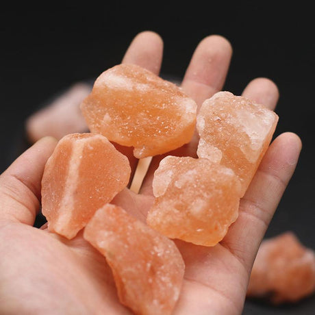 Rough Himalayan quartz orange calcite raw -Wholesale Crystals