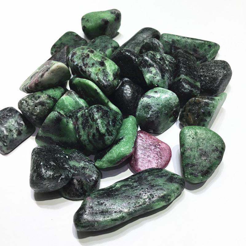 ruby zoisite tumbled -Wholesale Crystals
