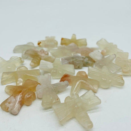 Sakura Agate Dragonfly Carving Wholesale -Wholesale Crystals