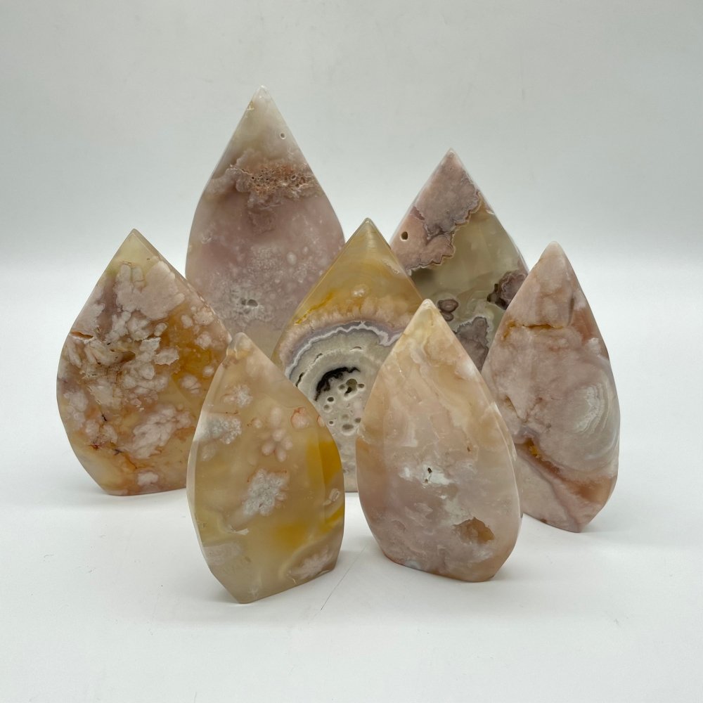 Sakura Flower Agate Arrow Head Shaped Wholesale -Wholesale Crystals