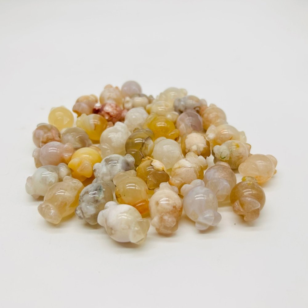 Sakura Flower Agate Candy Carving Wholesale -Wholesale Crystals