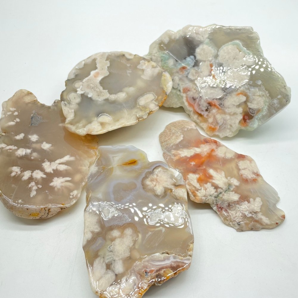 Sakura Flower Agate Slab Wholesale -Wholesale Crystals