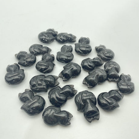 Sliver Obsidian Fox Pendant Wholesale -Wholesale Crystals