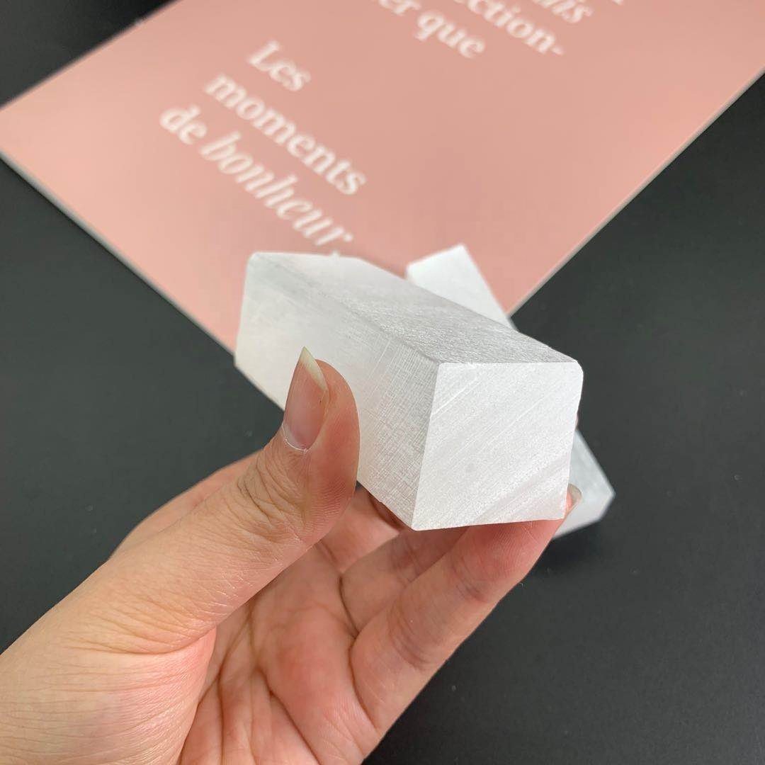 Square Raw Selenite Wand -Wholesale Crystals