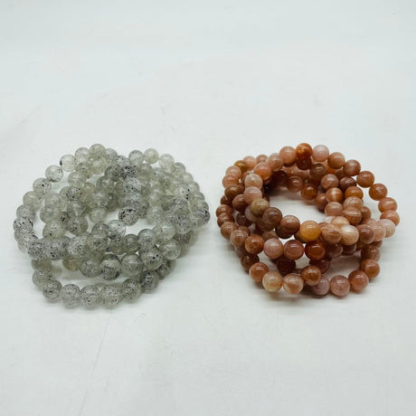 Sunstone & Black Mica Crystal Bracelet Wholesale -Wholesale Crystals