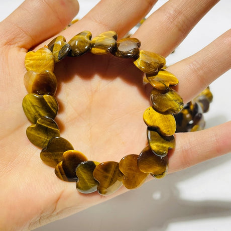 Tiger Eye Heart Bracelet Wholesale -Wholesale Crystals