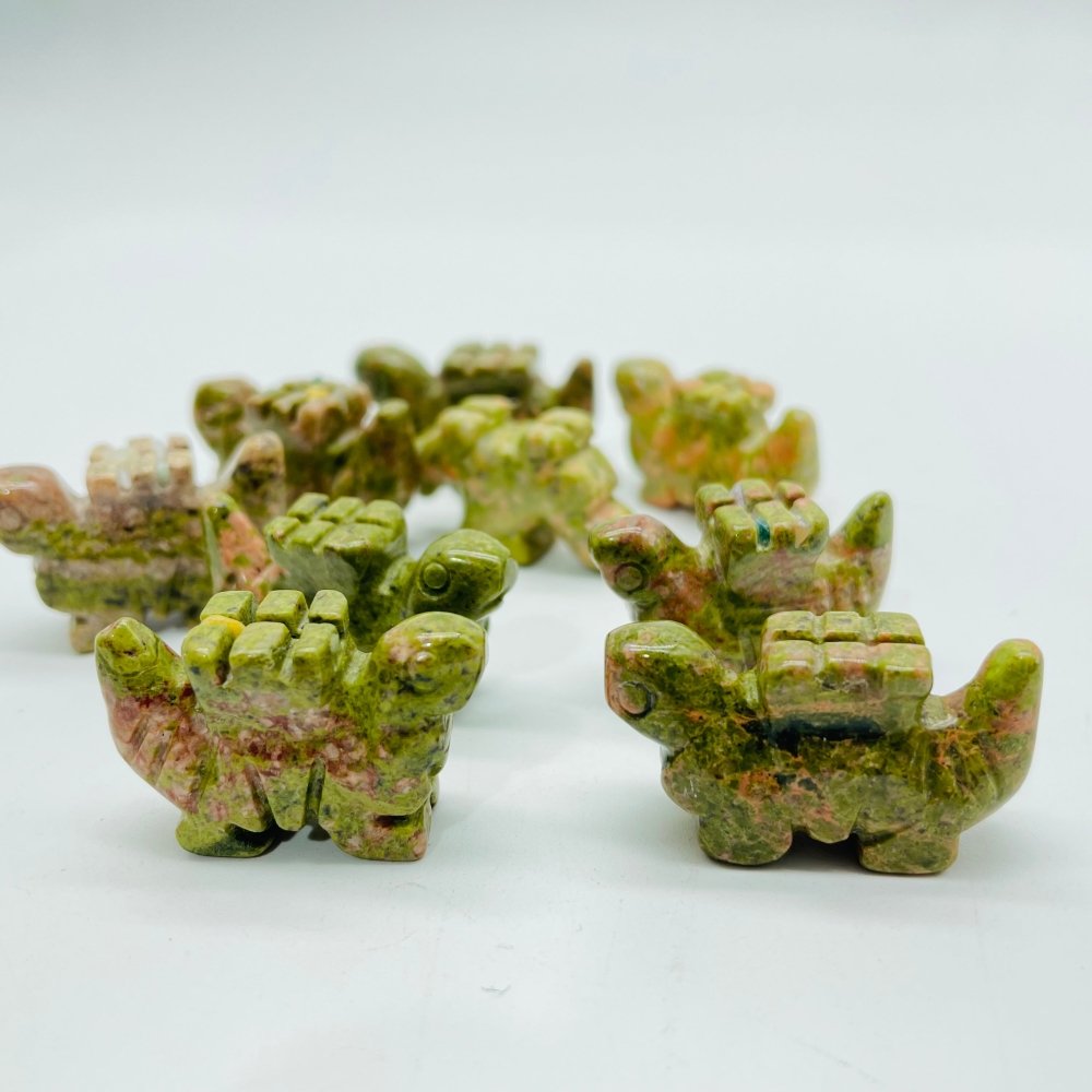 Unakite Dinosaur Carving Animals Wholesale -Wholesale Crystals