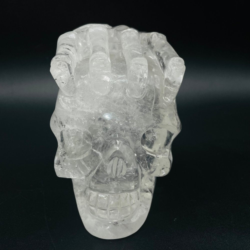 Unique Clear Quartz Skull With Hand Carving -Wholesale Crystals