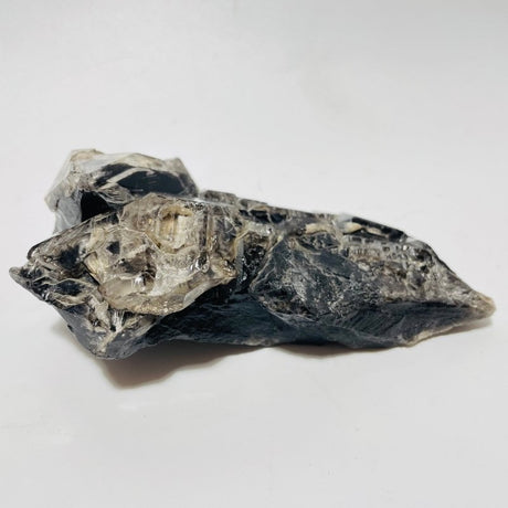 White Dry Quicksand Moving Bubble Enhydro Smoky Quartz Backbone Raw Quartz -Wholesale Crystals