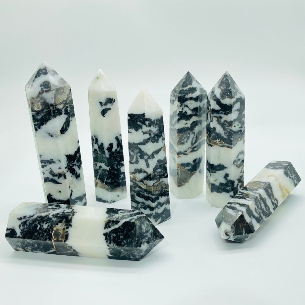 Zebra Stone Tower Point Wholesale -Wholesale Crystals