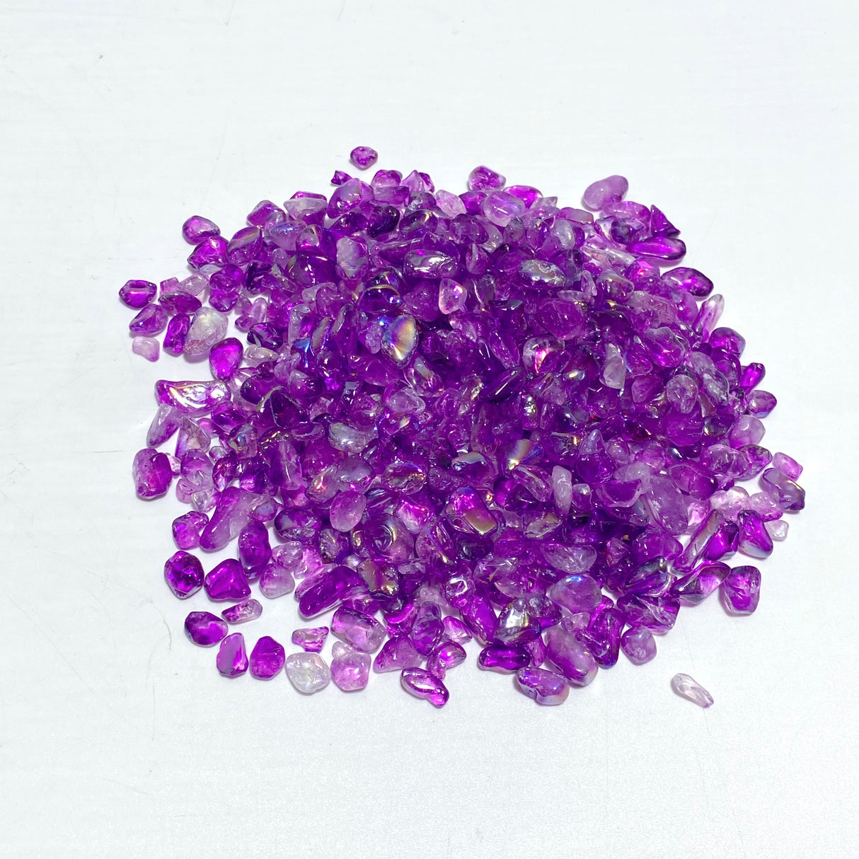 5 Colors Aura Clear Quartz Gravel Chips Wholesale