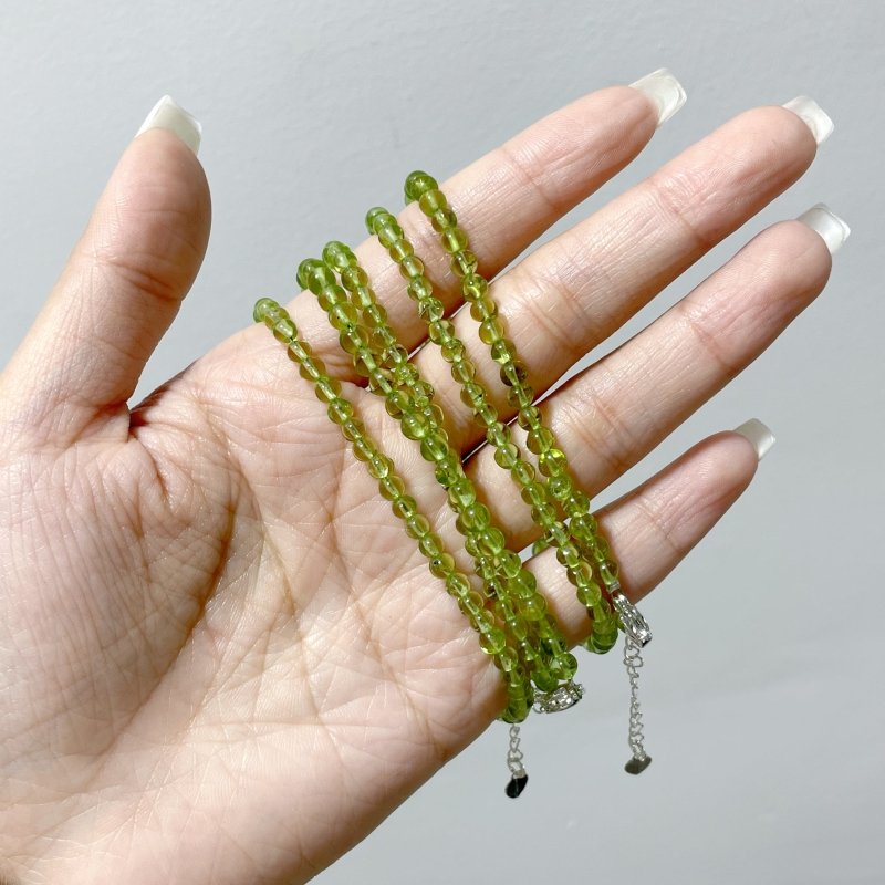 0.16in(4mm) Peridot Bracelet Wholesale - Wholesale Crystals