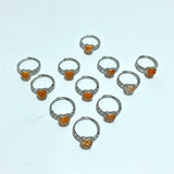 11 Pieces Beautiful Sunstone Heart Shape Ring #3