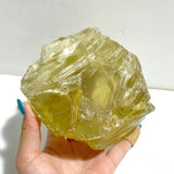 2 Pieces Large Citrine Raw Stone Specimen With Beautiful Rainbow #9