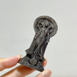Silver Sheen Obsidian Hecate Carving Wholesale