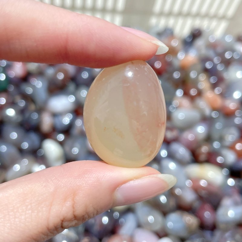 0.8 - 1.9in Colorful Agate Tumbled Gravel Wholesale - Wholesale Crystals