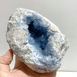 4 Pieces Large Blue Celestite Cluster Home Decor