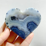 36 Pieces Geode Druzy Agate Heart
