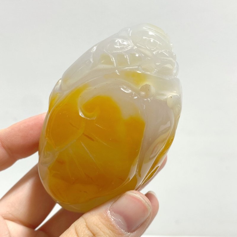 10 Pieces Beautiful Agate Tiger Carving - Wholesale Crystals