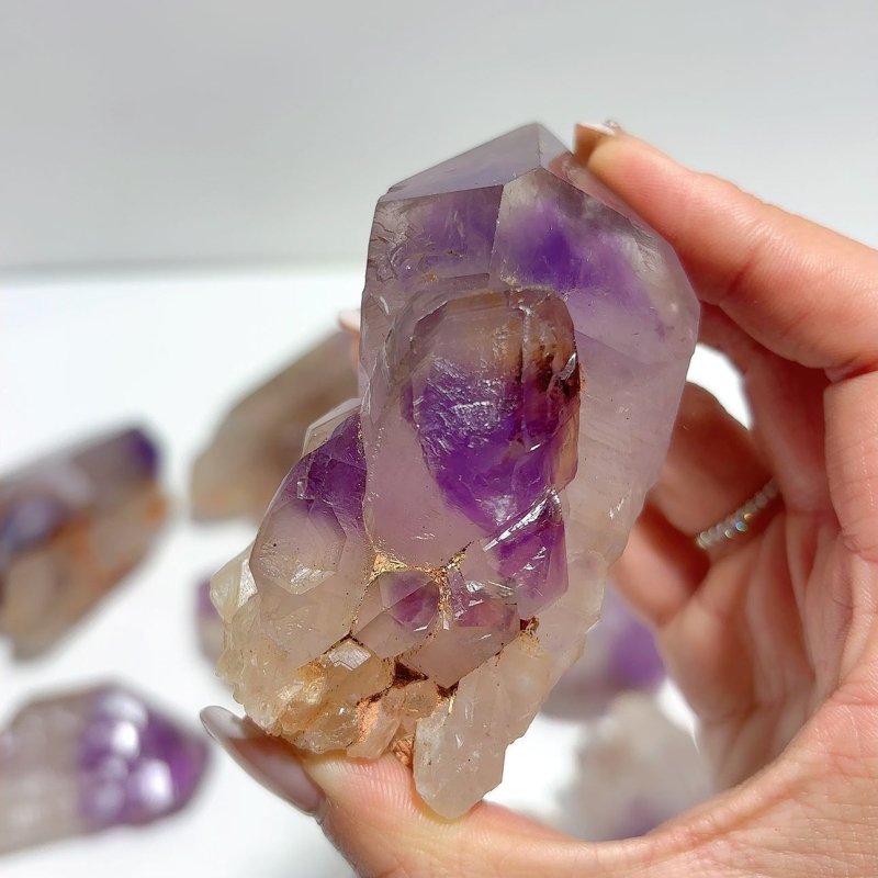 10 Pieces Beautiful Amethyst Specimen Skeletal Crystal - Wholesale Crystals