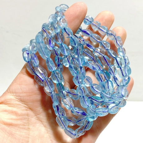 10 Pieces Blue Topaz Bracelets - Wholesale Crystals