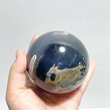 10 Pieces Large Volcano Agate Spheres (UV Reactive) - Wholesale Crystals