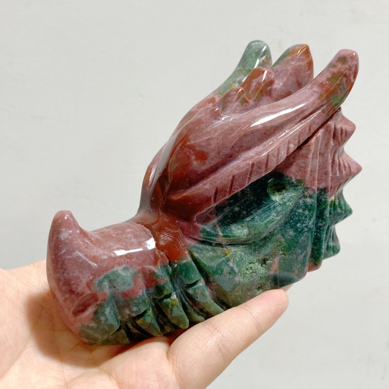 10 Pieces Ocean Jasper Dragon Head -Wholesale Crystals