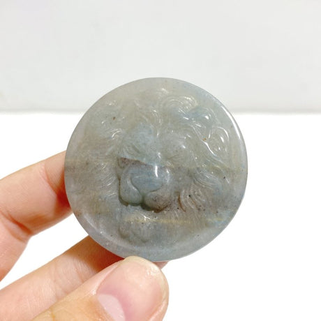 10 Pieces Trolleite Stone Lion Head Crystal Carving Closeout - Wholesale Crystals