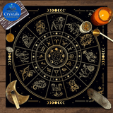 10 Zodiac Altar(1 - 2) Tarot Tablecloth - Wholesale Crystals