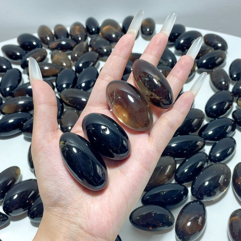 101 Pieces Smoky Quartz Tumbed - Wholesale Crystals