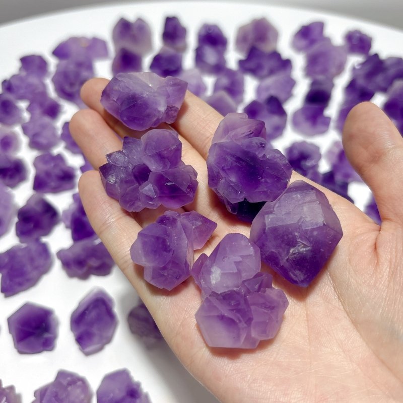 106 Pieces Beautiful Amethyst Clusters - Wholesale Crystals