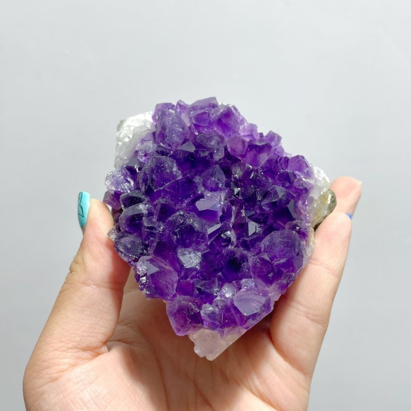 11 Pieces Amethyst Cluster Tower Points - Wholesale Crystals