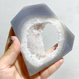 11 Pieces Geode Druzy Agate Four-sided Tower Point -Wholesale Crystals