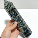 11 Pieces Green Sea Jasper Druzy Point - Wholesale Crystals