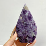 11 Pieces Spark Lepidolite Arrow Head Shape - Wholesale Crystals
