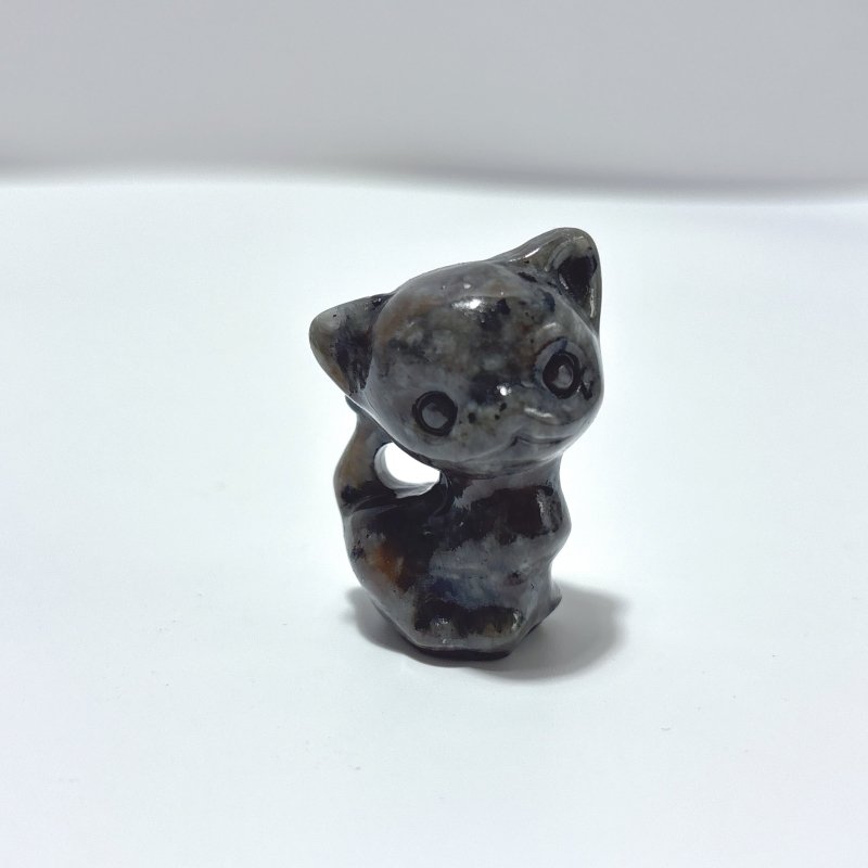 11 Types Cat Carving Wholesale Obsidian Pink Opal Yooperlite - Wholesale Crystals