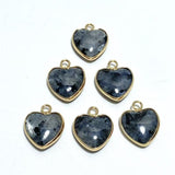 11 Types Crystal Heart Shape Pendants Wholesale Rose Quartz Chevron Amethyst Tiger Eye - Wholesale Crystals