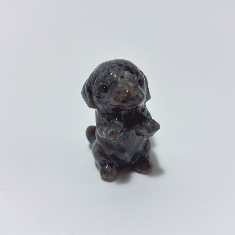 11 Types Dog Carving Wholesale Obsidian Pyrite Yooperlite - Wholesale Crystals