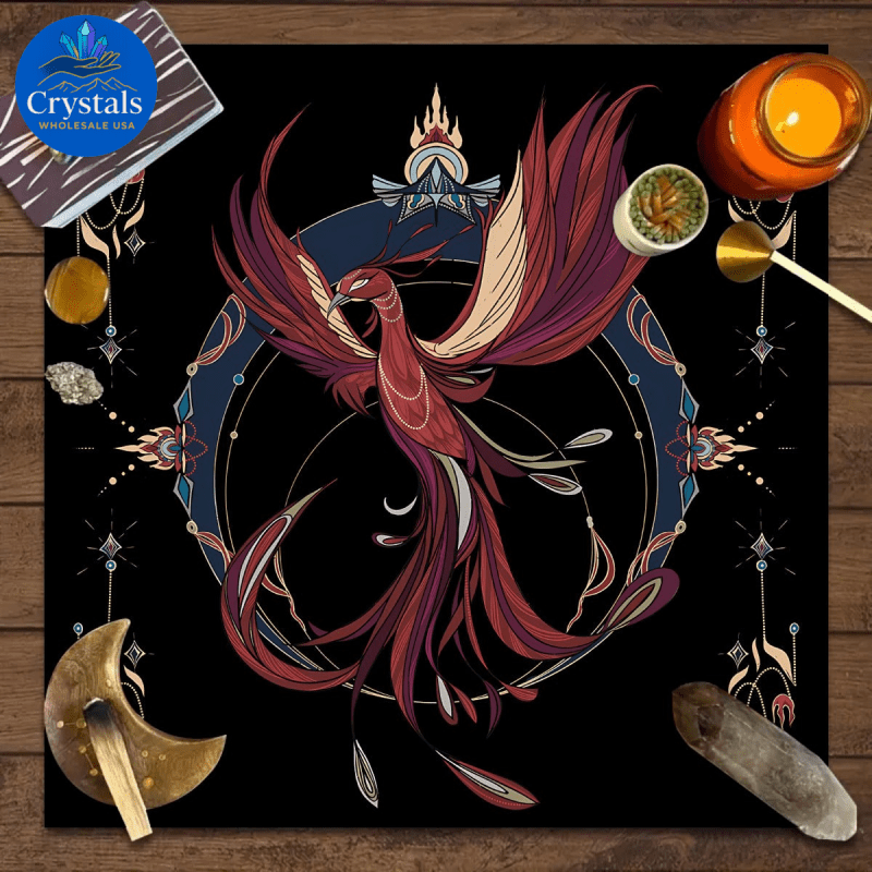 12 Animal Starry Sky Tarot Tablecloth - Wholesale Crystals