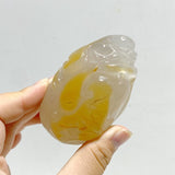 12 Pieces Beautiful Agate Tiger Carving - Wholesale Crystals