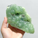 12 Pieces Beautiful Prehnite Raw Stone Specimen - Wholesale Crystals